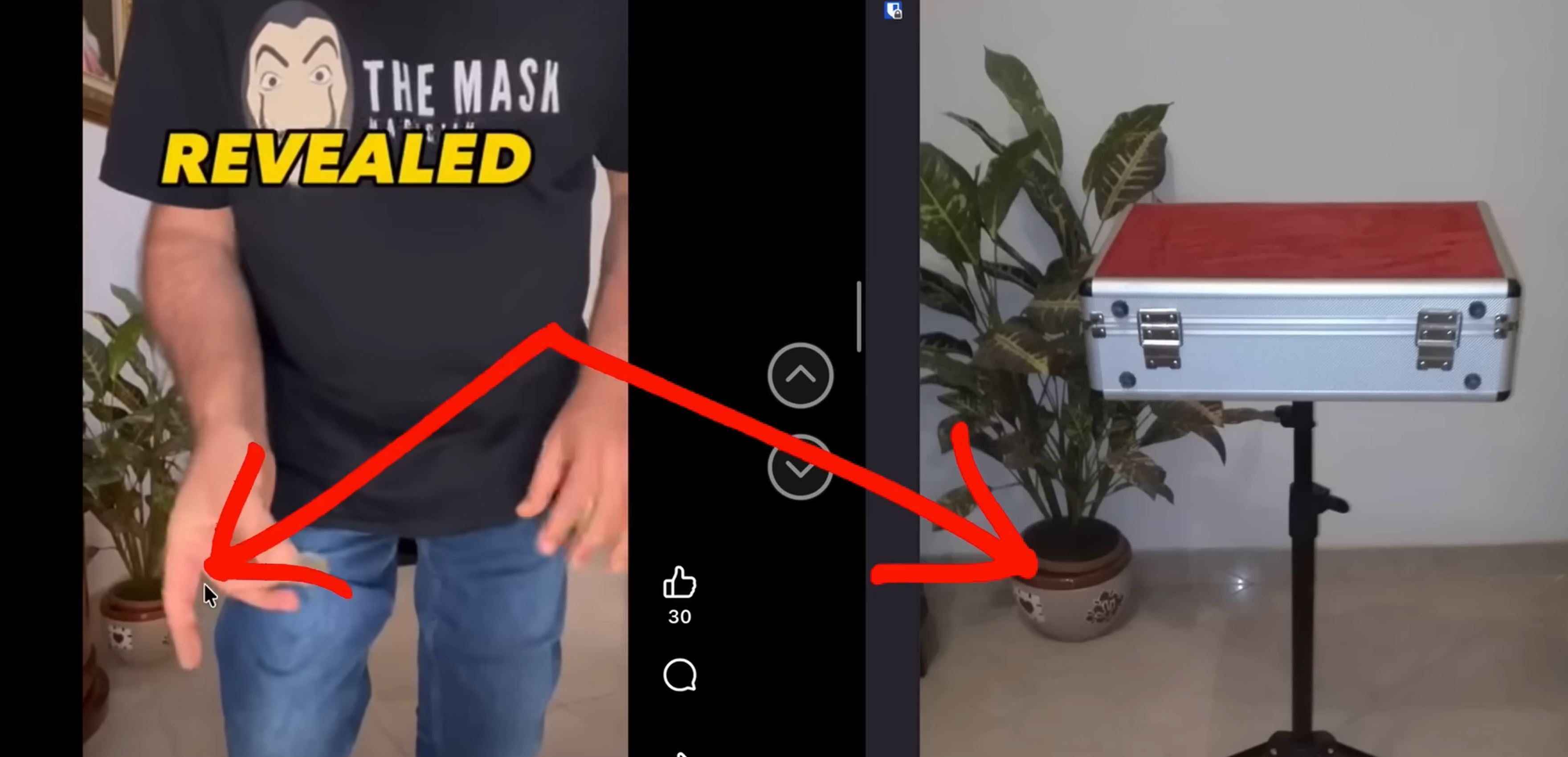 The Mask Magic Flower Pot